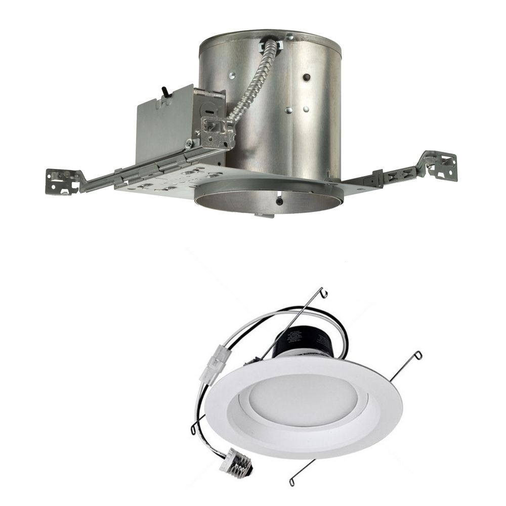14-Watt Dimmable 6-Inch Recessed Lighting Kit for New Construction | IC22/14W LED TRIM KIT | Destination Lighting